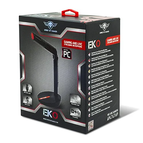 Spirit of Gamer MIC-EKO Microphone USB Noir - vue 8