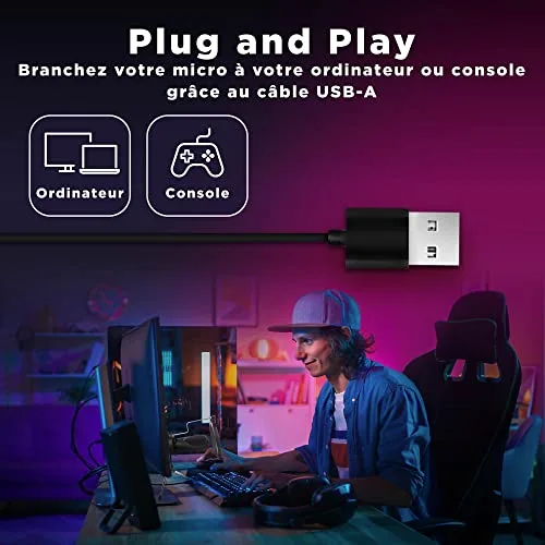T'nB Microphone omnidirectionnel USB Influence - vue 3