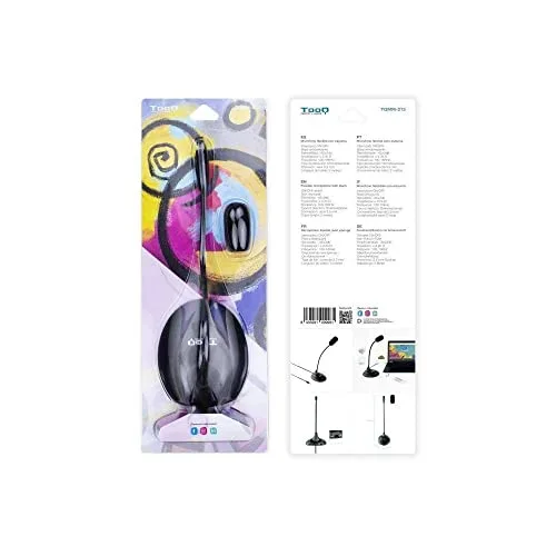 TooQ Flexible Microphone Multimédia Jack 3,5 mm Noir - vue 5