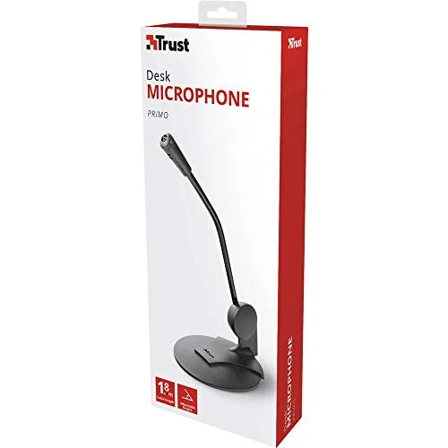 Trust 21674 Primo Desk Microphone - vue 3