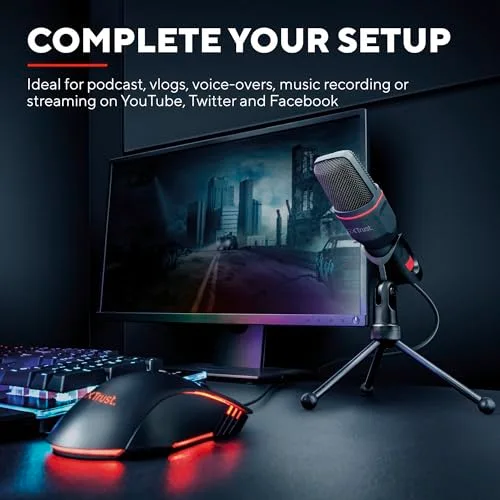 Trust GXT 212 Microphone PC USB - vue 2