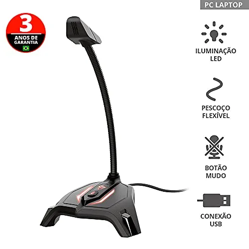 Trust GXT 215 Zabi Noir Microphone PC - vue 5