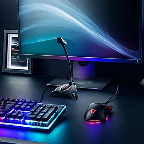Trust GXT 215 Zabi Noir Microphone PC - vue 8