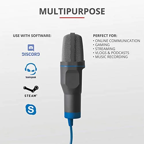 Trust Mico Noir - Microphone USB Gaming - vue 5
