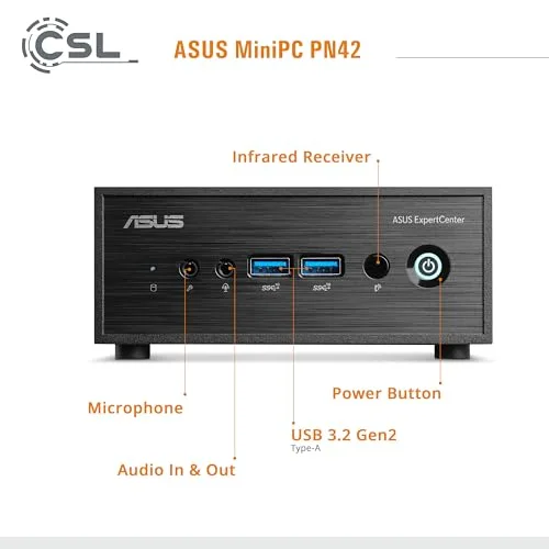 ASUS PN42 Intel N100 16GB 2TB Win 11 Pro - vue 2