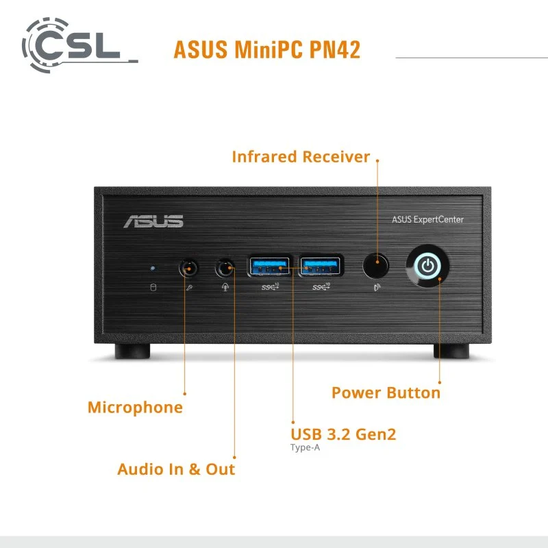 ASUS PN42 Intel N100 8Go 500Go - vue 3