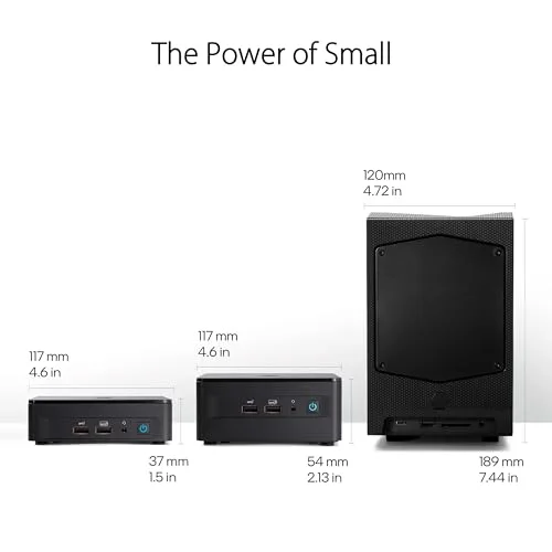 ASUS NUC 12 Pro RNUC12WSKI700002I i7-1260P Wi‑Fi 6E - vue 2