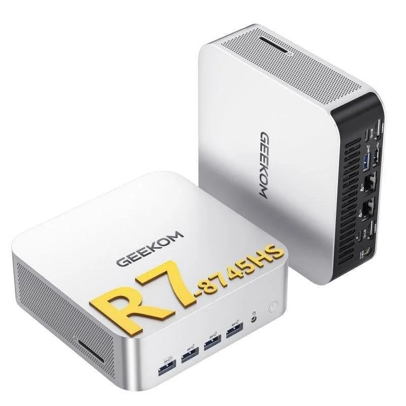 Mini-PC GEEKOM A8 Max Ryzen 7 8745HS 16Go 1To