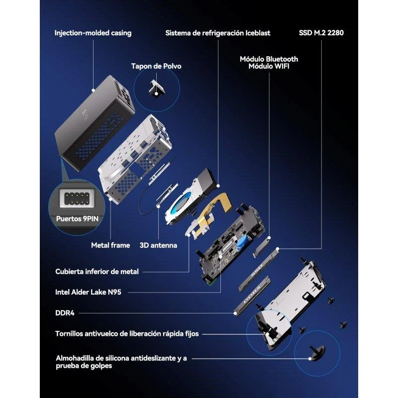 GEEKOM Air12 Lite N95 8GB 256GB - vue 4