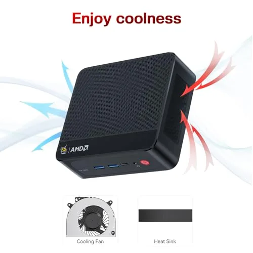 Beelink SER5 Pro Ryzen 7 Pro 5850U 32 Go 1 To - vue 6