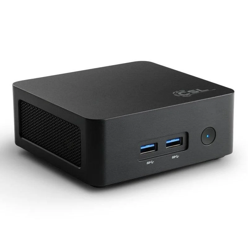 Mini-PC Mini PC CSL Narrow Box Black Intel N150 16GB 2TB