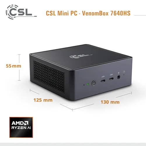 CSL VenomBox 7640HS 32 Go RAM 1 To SSD - vue 2