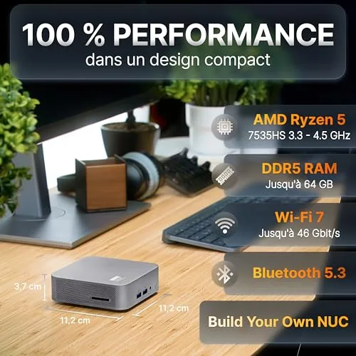 Mini PC FutureNUC NUCR57L - vue 2