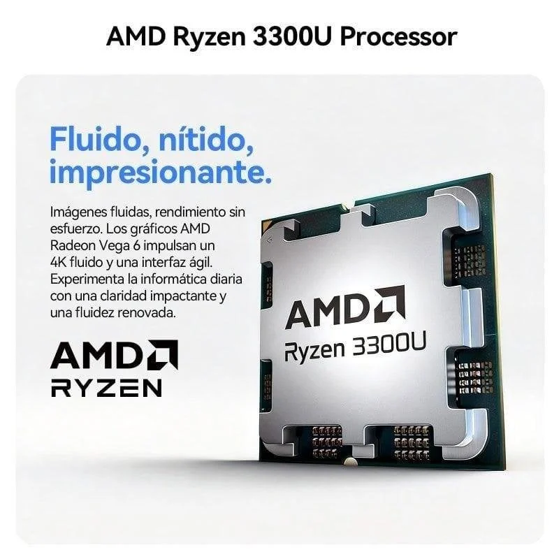 Mini PC Huidun H50 AMD Ryzen 3 3300U 16GB 512GB - vue 4