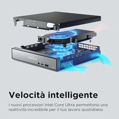 Mini PC Lenovo ThinkCentre neo 50q Gen 6 - vue 3