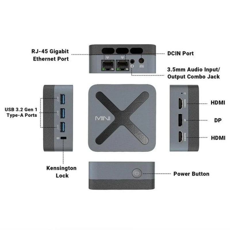 Mini PC Minix NEO Z97 Intel N97 12GB 512GB - vue 4