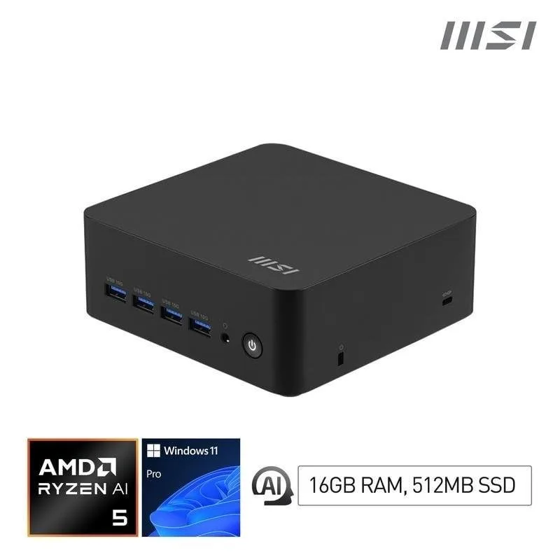 Mini PC MSI Cubi Z AI 8M Ryzen 5 8845HS