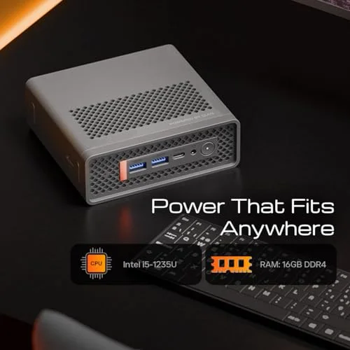 Mini PC Qian QII-12A15 i5-1235U 16GB 512GB - vue 3