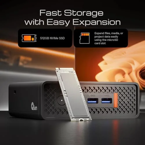 Mini PC Qian QII-12A15 i5-1235U 16GB 512GB - vue 5