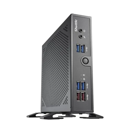 Shuttle XPC slim DS50U, mini PC fanless 4K - vue 3