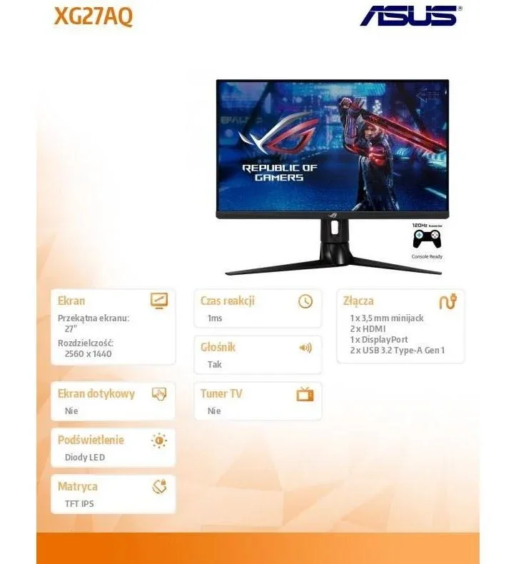 ASUS ROG STRIX XG27AQ 27 pouces - vue 4