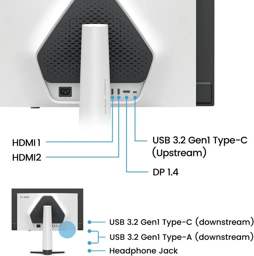 BenQ MOBIUZ EX271UZ 26.5 pouces - vue 3