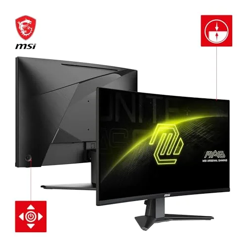 MSI MAG 27C6F 27" FHD 180 Hz incurvé - vue 3