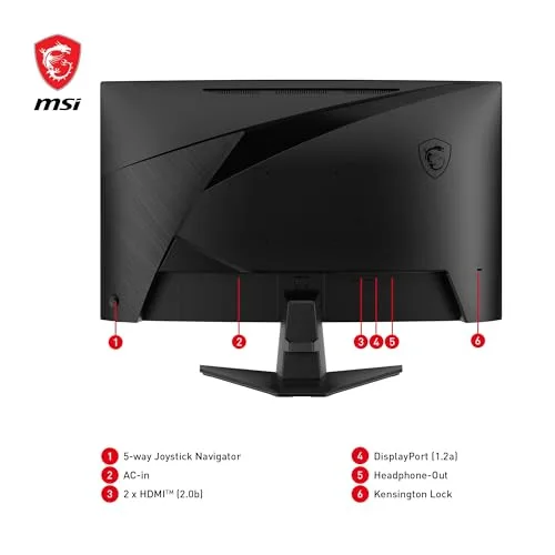 MSI MAG 27C6F 27" FHD 180 Hz incurvé - vue 6
