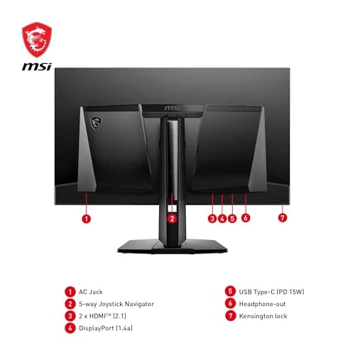 MSI MAG 321UPX QD-OLED 31,5" 4K 240 Hz - vue 6