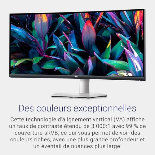 Dell S3423DWC 34" incurvé WQHD USB-C - vue 3