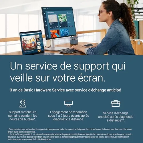Dell S3423DWC 34" incurvé WQHD USB-C - vue 8