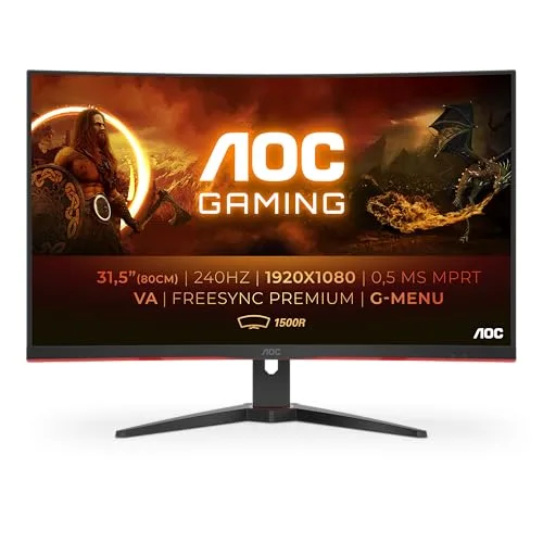 AOC C32G2ZE/BK 31,5" VA incurvé 240 Hz - vue 2