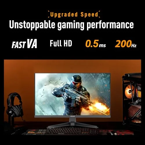 ASUS TUF Gaming VG257Q5A 24,5" FHD 200 Hz VA - vue 3