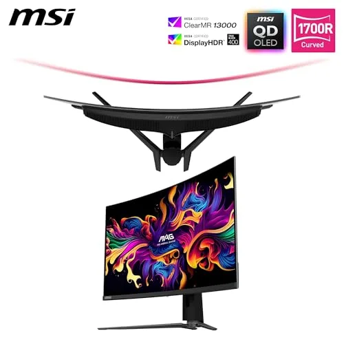 MSI MPG 321CURX QD-OLED 31,5" UHD 240 Hz - vue 2