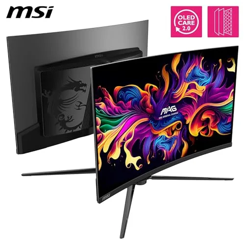 MSI MPG 321CURX QD-OLED 31,5" UHD 240 Hz - vue 3