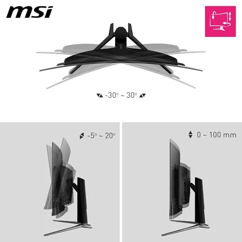 MSI MPG 321CURX QD-OLED 31,5" UHD 240 Hz - vue 4