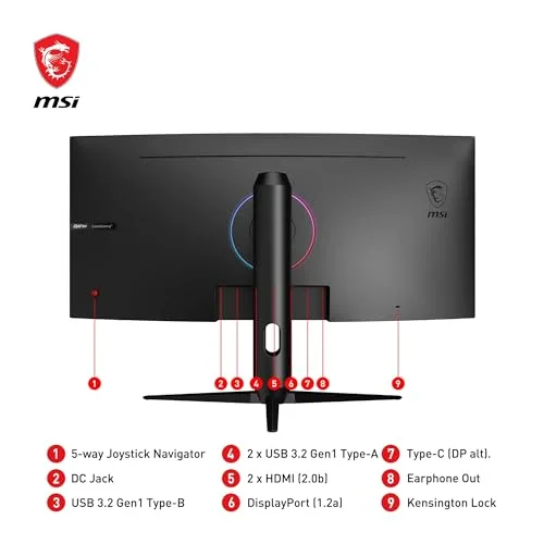 MSI Optix MAG301CR2 30" WFHD 200 Hz VA incurvé - vue 6