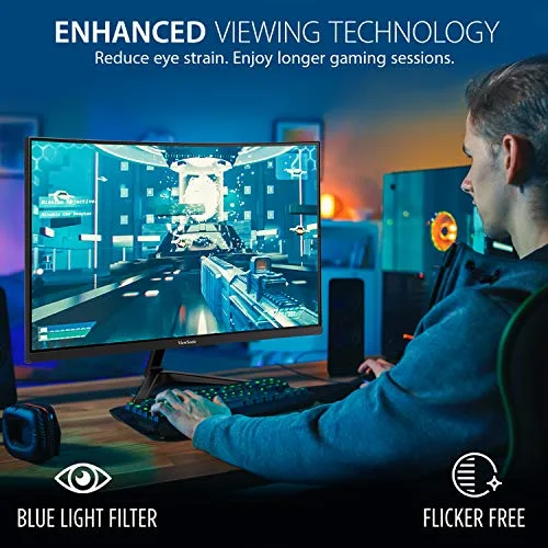 ViewSonic VX2718-2KPC-MHD 27" QHD 165 Hz incurvé - vue 4