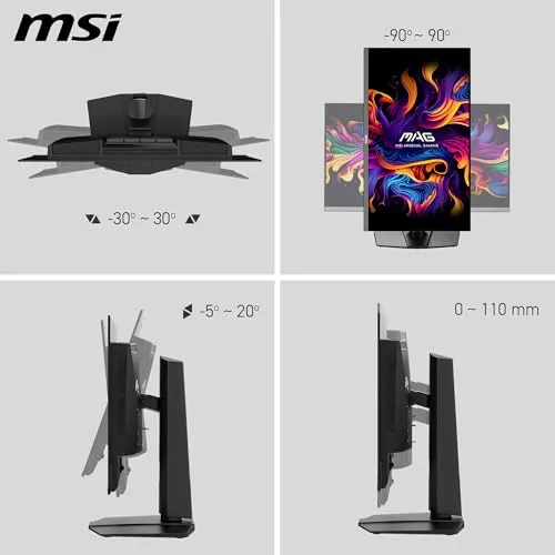 MSI MAG 272UP QD-OLED X24 27" 4K 240 Hz - vue 4