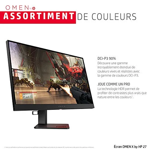 HP OMEN X 27 27" QHD 240 Hz TN - vue 2