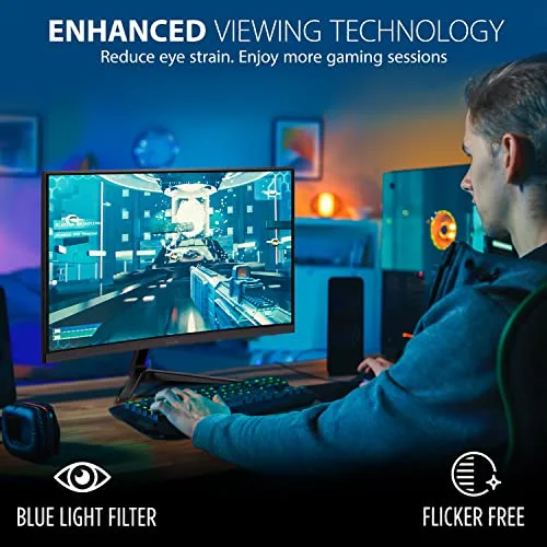 ViewSonic VX2418C 24" VA 165 Hz incurvé - vue 4