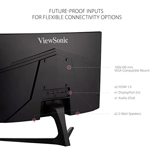 ViewSonic VX2418C 24" VA 165 Hz incurvé - vue 6