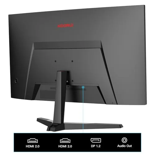 KOORUI 24E6CA 23,6" FHD 165 Hz VA incurvé - vue 3