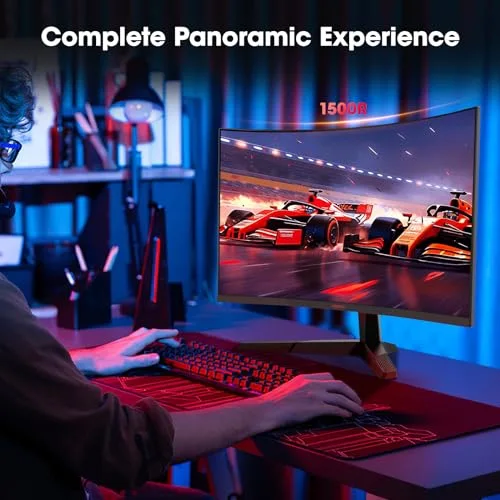 KOORUI 27E6QC 27" QHD 144Hz incurvé - vue 8