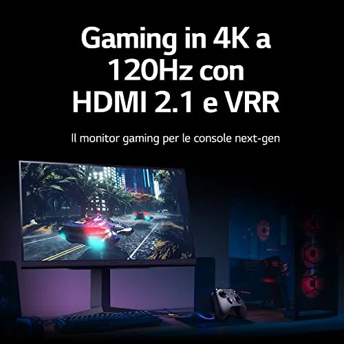 LG UltraGear 27GR93U-B 27" 4K 144 Hz IPS - vue 2