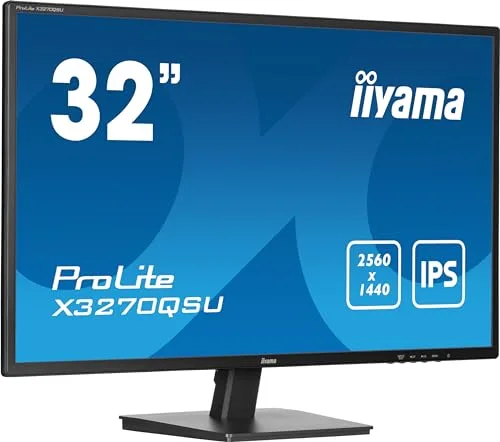 Iiyama ProLite X3270QSU-B1 31,5" QHD 100 Hz IPS - vue 2