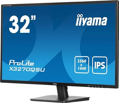 Iiyama ProLite X3270QSU-B1 31,5" QHD 100 Hz IPS - vue 3