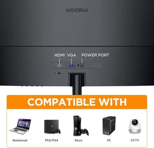 KOORUI 24N5C 23,6" FHD VA incurvé 60 Hz - vue 4