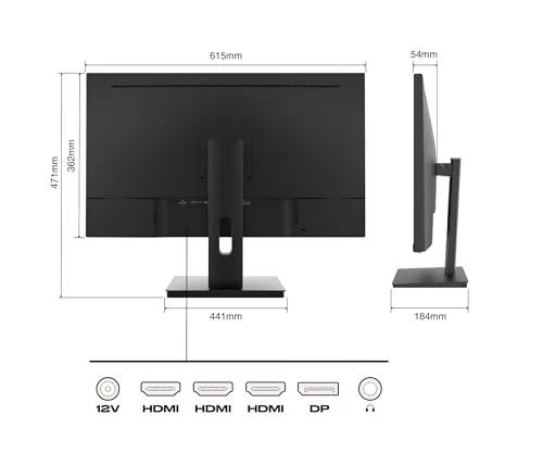 JAPANNEXT JN-IPS2707UHDR 27" 4K IPS 60 Hz - vue 2