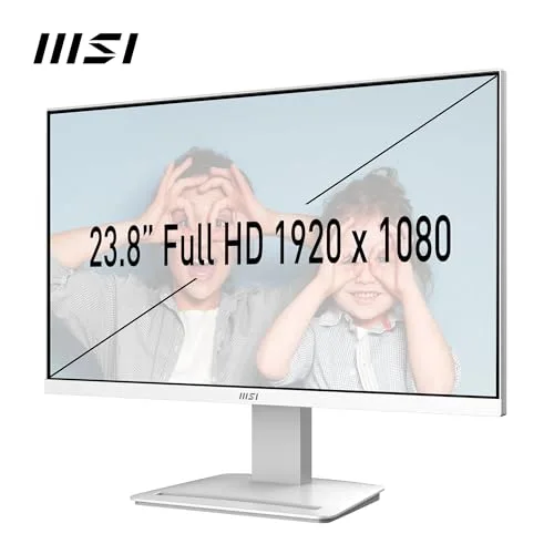 MSI PRO MP2412W 23,8" FHD 100Hz VA blanc - vue 2